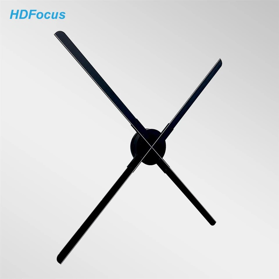 จอแสดงผลพัดลมโฮโลแกรม 3D LED 80 ซม.